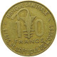 WEST AFRICAN STATES 10 FRANCS 1975 #s089 0141 - Sonstige – Afrika