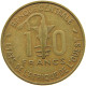 WEST AFRICAN STATES 10 FRANCS 1971 #s089 0227 - Sonstige – Afrika