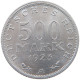 GERMANY WEIMAR 500 MARK 1923 A #s090 0023 - 200 & 500 Mark