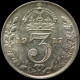 LaZooRo: Great Britain 3 Pence 1917 UNC - Silver - F. 3 Pence