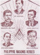 Masonic Heroes, Rizal, Marcelo H Del Pilar, Masonry Builds Its Temple In The Heart Of Men, Freemasonry FDC Philippines - Vrijmetselarij