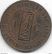 *indo-china 1 Cent 1889a  Km 6   Xf - Sonstige & Ohne Zuordnung