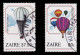 ZAIRE STAMPS.1984.Air Balloons .Set 4.USED. - Oblitérés