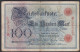 Reichsbanknote 100 Mark 1903 UDR V Serie C Ro 20 Pick 22 F (4)   (28276 - Autres & Non Classés