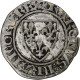 France, Charles VI, Blanc Guénar, 1380-1422, Angers, Billon, TTB, Duplessy:377A - 1380-1422 Karel VI De Waanzinnige