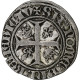 France, Charles VI, Blanc Guénar, 1380-1422, Angers, Billon, TTB, Duplessy:377A - 1380-1422 Carlo VI Il Beneamato