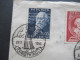 RRR Österreich 1951 Luftpost Leitzettel über Christkindl SSt Christkindl 27.12.1951 Und Tagesstempel Leoben Göss - CSR - Storia Postale