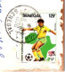 25-2-2024 (1 Y 11 A) Sénégal & Trees     (posted To France) With Sénégal FOOTBALL Stamp - Arbres