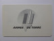 MILITAIRE / ARMEE DE TERRE - Logo Salamandre Et Verso Armée - VERTE - Carte Téléphonique Division Salamandre / Bosnie - Armée