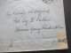 Norwegen 1943 POW Kriegsgefangenenpost Zensurstreifen OKW Zensur Skarnes - Res.Lazarett IV Stettin Hermann Göring Schule - Cartas & Documentos