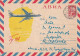 Russia Ussr 1964 Air Mail Cover From Moscow To Krim Ukraina Aircraft TU - 114 - Brieven En Documenten