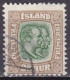 IS008D – ISLANDE – ICELAND – 1907/08 – KINGS CHRISTIAN IX & FREDERIK VII - SG # 90 USED 13 € - Gebraucht