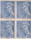 Delcampe - ///   FRANCE ///     Ensemble De Blocs De 4 Et Coin Daté  MERCURE * Timbres Coupés Par Scan - 1938-42 Mercure