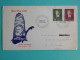 DJ 4  NORGE  BELLE   LETTRE  FDC 1966  A STE SAVINE FRANCE  + AFF.  INTERESSANT+++ - Lettres & Documents