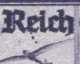 893VI Reichspost 24 Pf Mit Plattenfehler Drei Punkte Unter Dem E, Feld 24, ** - Errors & Oddities