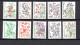 Andorra 1985 Set Flowers Postage-due Stamps (Michel P 53/62) Nice MLH - Ongebruikt