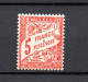 Andorra 1941 Old 5 Franc Postage-due Stamp (Michel P 20) Nice MLH - Nuevos