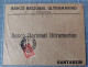 Portugal,  Carta De Evora Para Santarem, 1922 Selo Perfurado, Banco Ultramarino - Lettres & Documents
