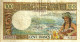 VANUATU NEW HEBRIDES 100 FRANCS WOMAN FRONT WOMAN SHIP BACK ND(1975) SIGN 2 P18c F+ READ DESCRIPTION - Vanuatu