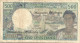 VANUATU NEW HEBRIDES 500 FRANCS BLUE MAN FRONT MAN BACK ND(1980) SIGN 4 P19c F+ READ DESCRIPTION - Vanuatu