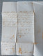 Delcampe - Portugal, Lettre De 1865 De Evora Pour Lisbonne, D.Luis, Marcophilie 166 Et Evora - Storia Postale