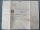Delcampe - Portugal, 1859, Lettre Evora Pour Lisboa, Timbre D. Pedro V,  Marcophilie 166 Et Evora - Storia Postale
