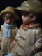 Old Porcelain Statuete Autors  A P - Andere & Zonder Classificatie