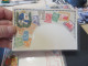 5 Cartes De Timbres Sur Cartes - Stamps (pictures)