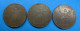 Lot De 3 Pièces De 2 Sols Monneron 1791 & 1792 - 1791-1792 Costituzione 