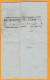 1847 - QV - Lettre En Anglais De Malta, Malte, GB Vers Leghorn, Livorno, Italia - Incisions & Marque De Purification - Malta (...-1964)