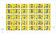 TIMBRE  ZEGEL STAMP  BELGIQUE LOT 10 PLANCHES COMPLETES DE 30 EX.  XX - 1961-1970