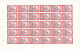 TIMBRE  ZEGEL STAMP  BELGIQUE LOT 10 PLANCHES COMPLETES DE 30 EX.  XX - 1961-1970