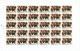 TIMBRE  ZEGEL STAMP  BELGIQUE LOT 10 PLANCHES COMPLETES DE 30 EX.  XX - 1961-1970