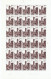 Delcampe - TIMBRE  ZEGEL STAMP  BELGIQUE LOT 10 PLANCHES COMPLETES DE 30 EX.  XX - 1961-1970