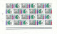 TIMBRE  ZEGEL STAMP  BELGIQUE LOT 3 PLANCHES COMPLETES   XX - 1961-1970