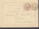 Belgium Uprated Postal Stationery Ganzsache Libraire C. MUQUARDT ERROR Variety ': In Front Of 5' BRUXELLES 1876 LAUSANNE - Otros & Sin Clasificación