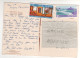 Timbres , Stamps " Temple De Dambava : Peintures Du 18 è ; Barrage Hydro électrique " Sur CP , Carte , Postcard - Sri Lanka (Ceylan) (1948-...)