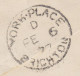 Delcampe - Great Britain Embossed '132' BRIGHTON 1877 'Petite' Cover Brief Via SHORTGATE To HAWKHURST (Arr.) Victoria Plate 171 - Covers & Documents