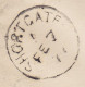 Delcampe - Great Britain Embossed '132' BRIGHTON 1877 'Petite' Cover Brief Via SHORTGATE To HAWKHURST (Arr.) Victoria Plate 171 - Briefe U. Dokumente