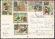 San Marino, Storia Postale, Personaggi Topolino, Walt Disney, Cartolina Postale 30.08.1971, Notturno - Brieven En Documenten