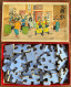 Rare. Ancien Puzzle En Bois, Tintin Et Le Lotus Bleu, Années 50'. Complet Et Bon état. - Puzzels