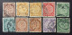 1900 /10 China  - Coiling Dragon - 10 Stamps  Used - Oblitérés