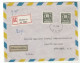 1955 Reg SWEDEN To UNITED NATIONS ' EXIT GRANTED' Label Multi TB HEALTH  Cover Stamps Un Usa - Briefe U. Dokumente