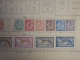 DJ 19 BUREAUX FRANCAIS EGYPTE PORT SAID   LOT DE TP NEUFS SUR CH. SUR  FEUILLE MAURY   1902 + + - Unused Stamps