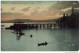 VANCOUVER, B.C., 1920 - Handcouloured Photo PC - Sunset At English Bay, - Vancouver