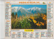 Almanach Du Facteur 1995, Le Mont-Blanc (74) Au Printemps / Vallée Des Hautes-Alpes En Automne, OLLER - Grossformat : 1991-00