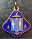 Très Beau Pendentif Médaille émaillée "Armoiries De Berck-sur-Mer - Pas-de-Calais" - Hangers