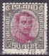 IS015E – ISLANDE – ICELAND – 1920 – KING CHRISTIAN X – MI # 95 USED 10 € - Oblitérés