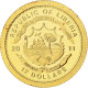 Libéria, 12 Dollars, Latvia, 2011, BE, Or, FDC - Liberia