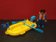 Figura Pescador Mas Lancha Playmobil Geobra Famobil Años 80-90 - Playmobil